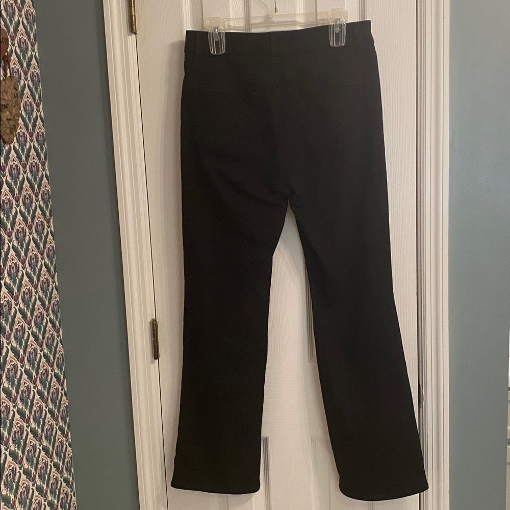 TALBOTS SIZE 8 BARELY BOOT JEANS - BLACK - Picture 5 of 7